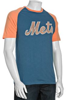 Wright And Ditson Blue Cotton Mets Crewneck T-shirt - Lyst