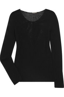 Bottega Veneta Open-knit Cashmere-blend Sweater - Lyst