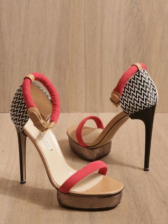 Nicholas Kirkwood Woven Heels - Lyst