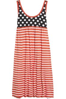 Sonia By Sonia Rykiel Contrast Cotton Dress - Lyst