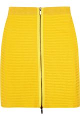 Tibi Pleated Silk Skirt