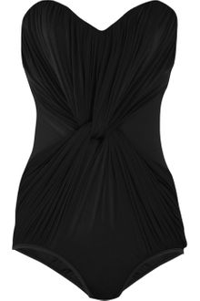 Zimmermann Orchid Twist Bandeeau Swimsuit - Lyst