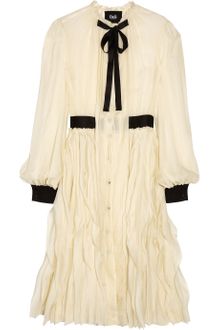 D&G Ruffled Silk Dress - Lyst