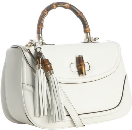 white top handle handbag