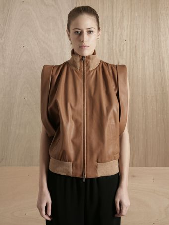  01 Womens Brown Gilet 