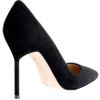 Manolo Blahnik Bb Suede Leather Pump in Black - Lyst