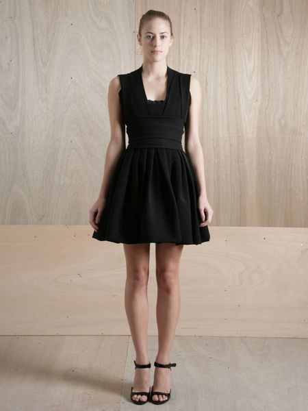 Preen Womens Harness Dress in Black - Lyst