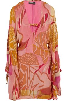 Antik Batik Printed Silk-georgette Kaftan - Lyst