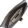 Anya Hindmarch Valorie Glitterfinish Leather Clutch in Silver (pewter) - Lyst