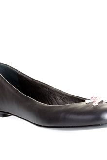 Giuseppe Zanotti Skull and Bones Leather Ballerina - Lyst