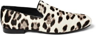 Jimmy Choo Sloane Leopard Print Loafers - Lyst