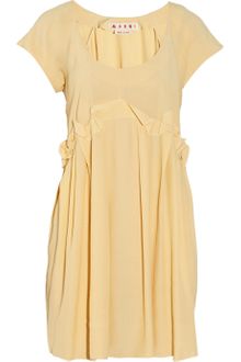 Marni Ruffle-trimmed Crepe Dress - Lyst
