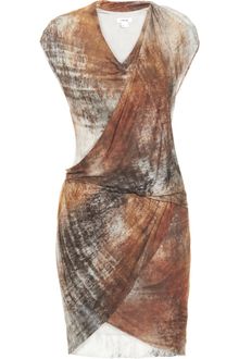 Helmut Lang Printed Dress - Lyst