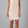 Alice + Olivia Draped One Shoulder Dress in White (nude) - Lyst