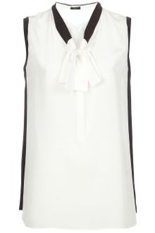 Joseph Silk Pussy Bow Blouse - Lyst