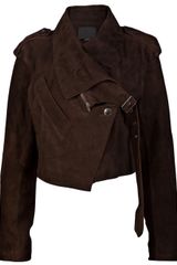 Alexander Wang Aviator Suede Jacket