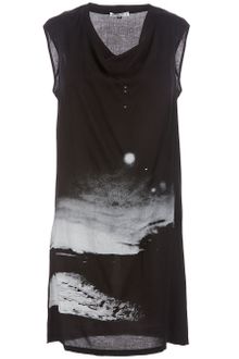 Ann Demeulemeester Printed Dress - Lyst