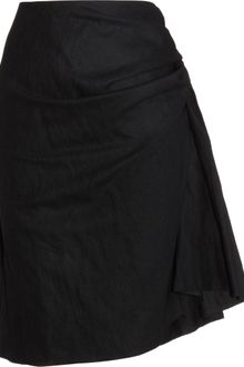 Lanvin Gathered Front Skirt - Lyst