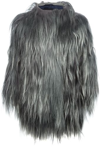 Liska By Thomas Kirchgrabner Long Haired Coat - Lyst