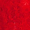 Oscar De La Renta Embroidered Floral Lace Strapless Gown in Red (floral) - Lyst