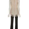 Red Valentino Silk Appliqué Top in Beige (nude) - Lyst