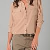Equipment Signature Blouse in Beige (camel) - Lyst