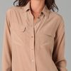 Equipment Signature Blouse in Beige (camel) - Lyst