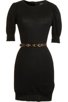 Fendi Puff Sleeve Dress - Lyst