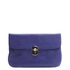 Balenciaga Padlock Clutch Bag in Blue - Lyst