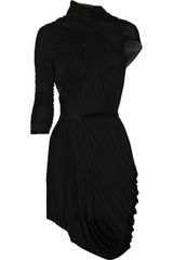 Alexander Wang Asymmetric Fine-jersey Dress