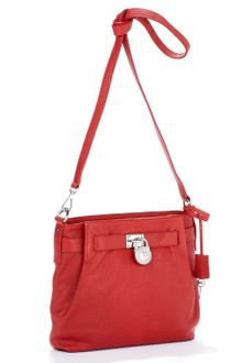 Michael Kors Michael Hamilton Medium Messenger Red - Lyst