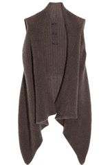 Rick Owens Knitted Silk and Cashmere-blend Vest