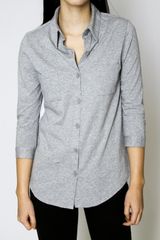 Bigeni Basics Joan Shirt - Marle Grey