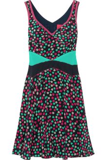 Z Spoke by Zac Posen Printed Silk Dress - Lyst