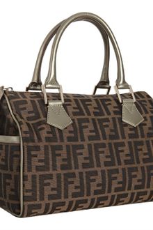 Fendi Tobacco Zucca Canvas Chef Top Handle Bag - Lyst