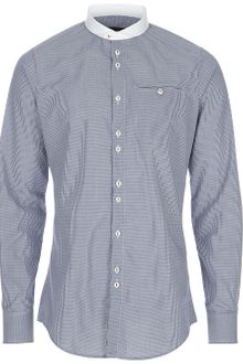 DSquared2 Mandarin Collar Shirt - Lyst