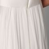 Notte By Marchesa Strapless Chiffon Gown with Pleated Bodice in White - Lyst