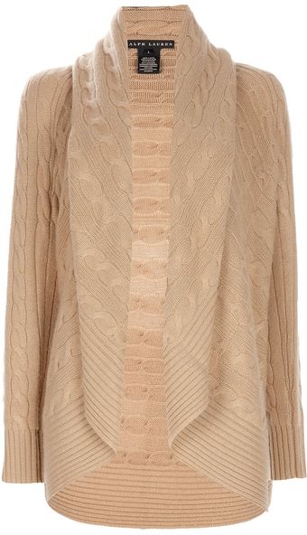 Ralph Lauren Shawl Collar Cardigan - Lyst
