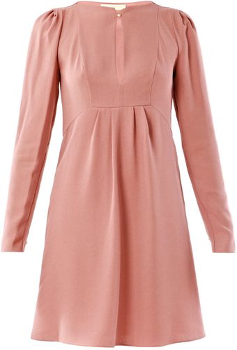 Vanessa Bruno Crepe Satin Dress - Lyst