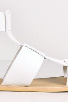 Acne Mens White Francisco Gladiator Sandal - Lyst