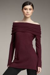 Donna Karan New York Off-the-shoulder Slouchy Top