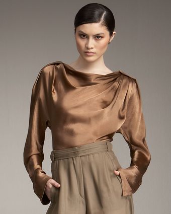 Donna Karan New York Reflection Blouse - Lyst