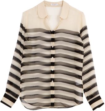 Equipment Sophie Fawn Black - Lyst
