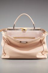 Fendi Peekaboo Leather Tote