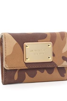 Michael by Michael Kors Jet Set Flap Coin Holder, Camo Luggage - Lyst