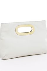 Michael by Michael Kors Berkley Clutch, Vanilla