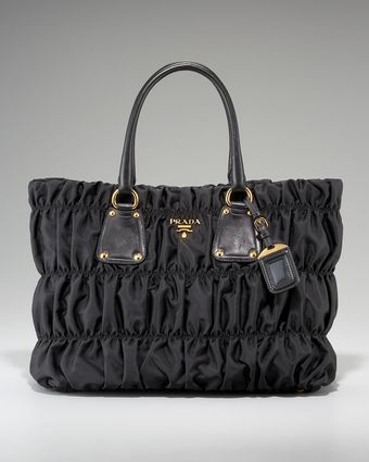Prada Tessuto Gaufre Tote - Lyst