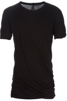 Rick Owens Double Layered Twisted T-shirt - Lyst