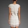 See By Chloé Tiered Lace Dress in White - Lyst