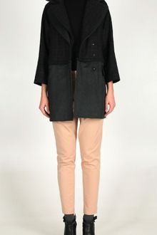 Tibi Felted Wool Stella Convertible Coat - Lyst